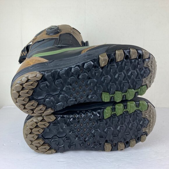 VANS Mens sz 10 Verse Dual BOA V3 Ultracush Black & Brown Snowboarding Boots - Picture 11 of 11